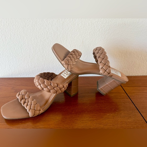 Dolce Vita Braided Heeled Sandals - Picture 1 of 4